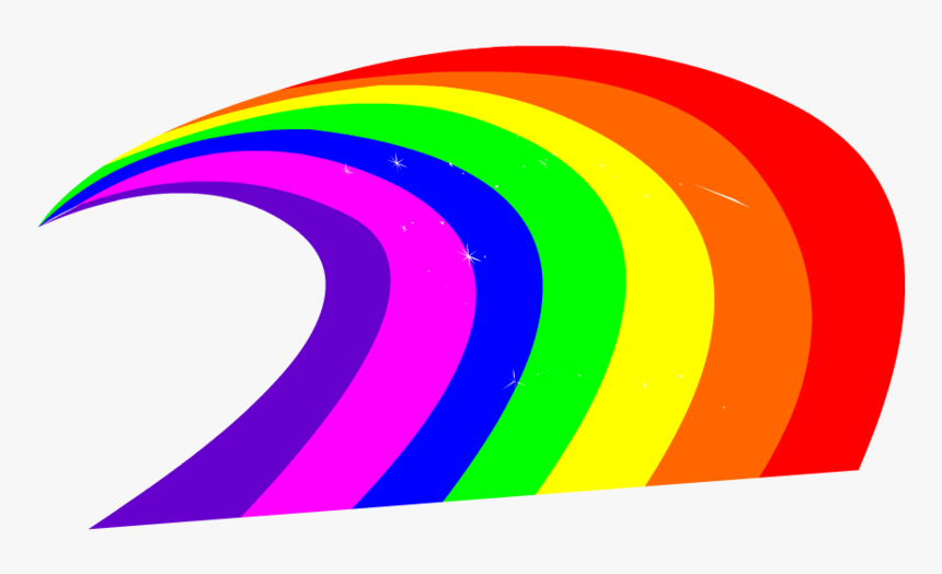 Rainbow Clipart Lightning - Graphic Design, HD Png Download, Free Download