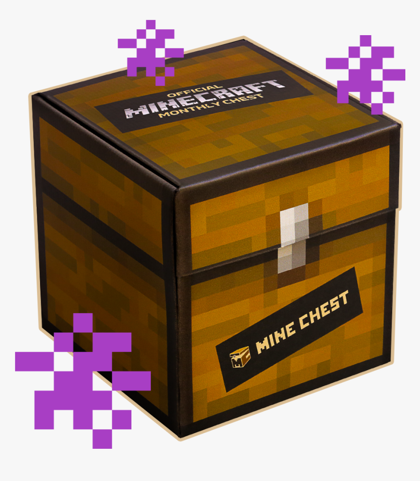 Official Minecraft Mine Chest Hd Png Download Kindpng