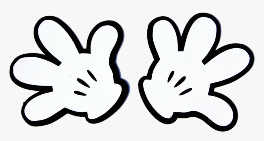Transparent Mittens Clipart - Mickey Mouse Hands Png, Png Download ...