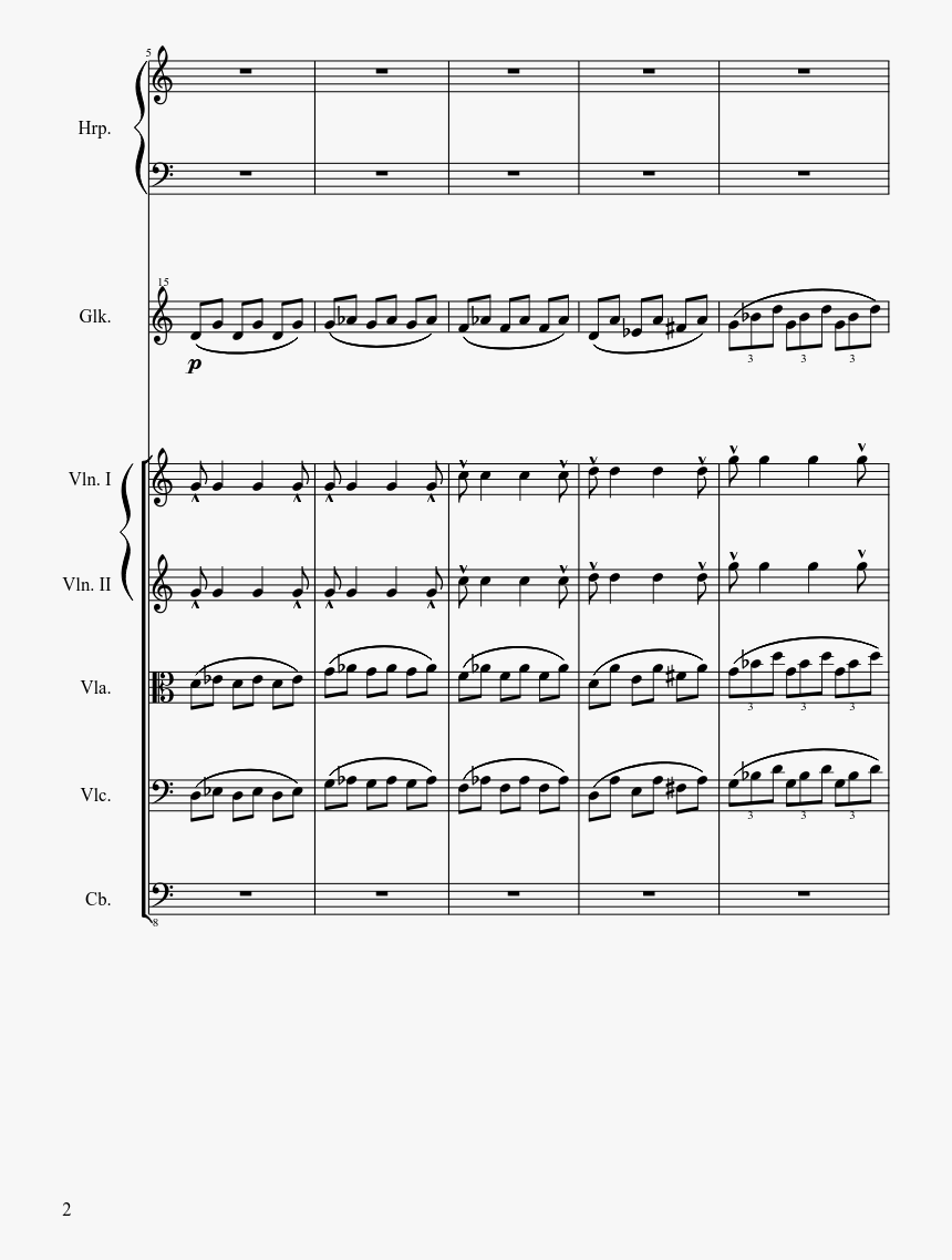 Orange Tree Sheet Music Composed By Phillip Glass - Sheet Music, HD Png Download, Free Download