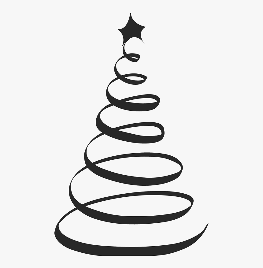 Download Swirl Christmas Tree Svg Hd Png Download Kindpng