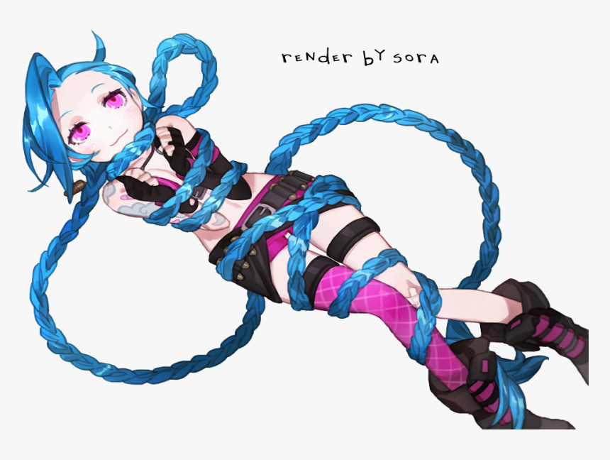 Download Jinx Png Photo - League Of Legends Jinx Anime, Transparent Png, Free Download