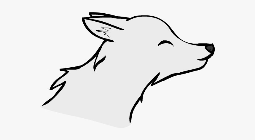 Anime Cute Wolves Drawings Love, HD Png Download, Free Download