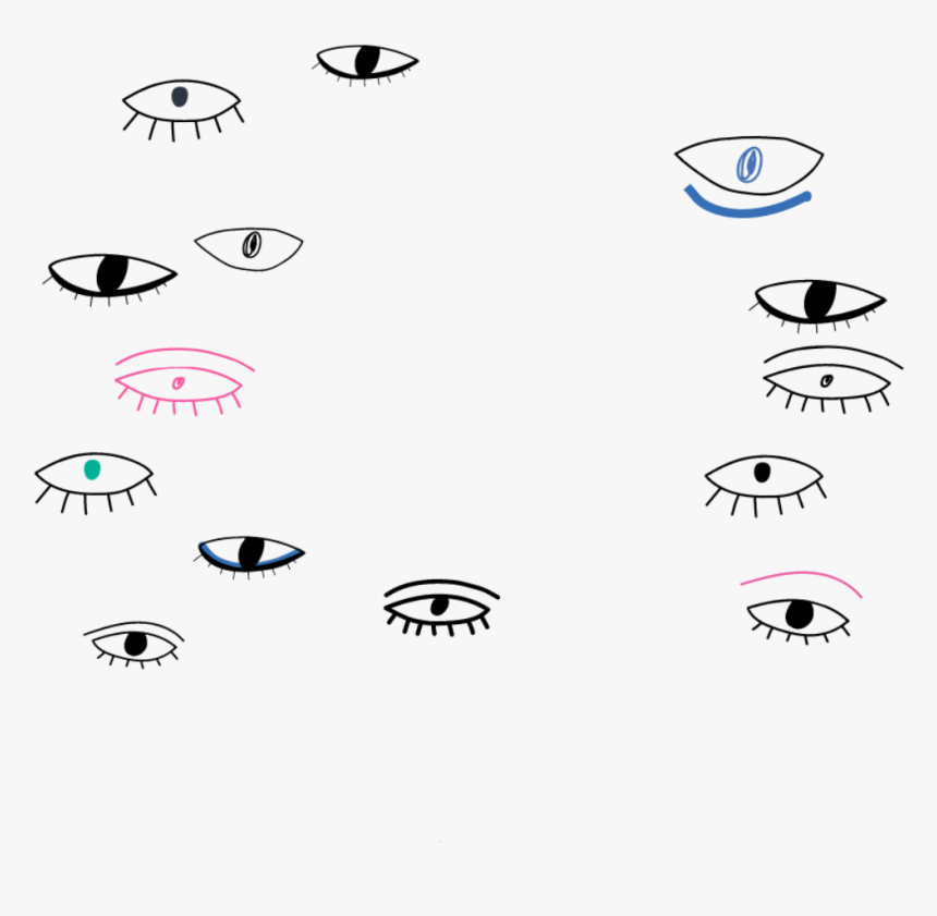 Transparent Eye Outline Png - Portable Network Graphics, Png Download, Free Download