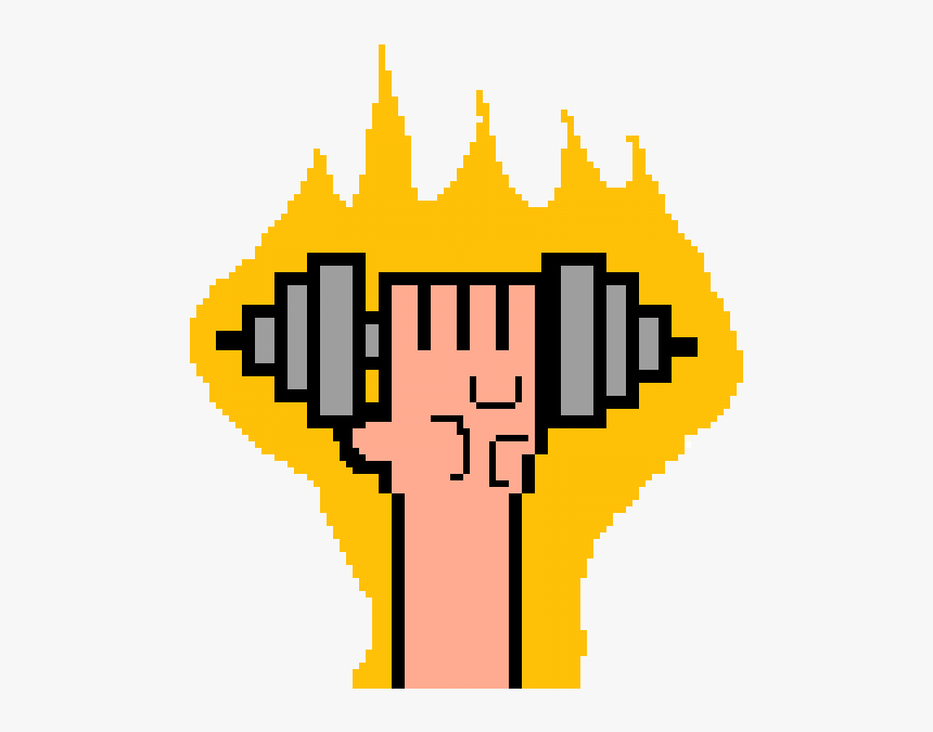 Pixel Art Middle Finger, HD Png Download, Free Download