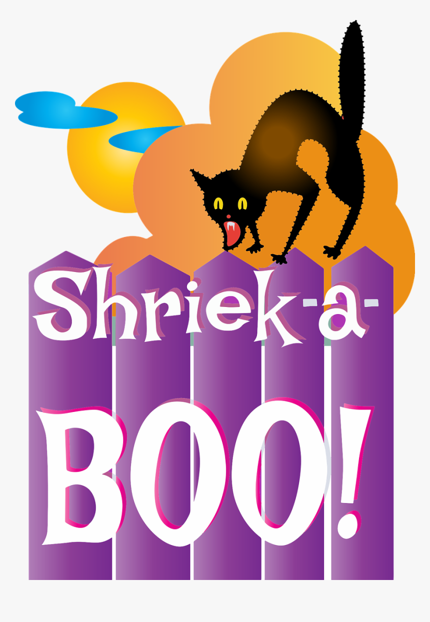 Halloween Cat Cat Halloween Free Photo - Illustration, HD Png Download, Free Download