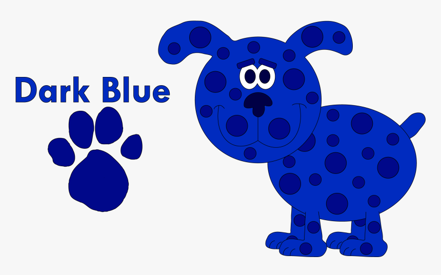 Dark Blue S My Transparent Background - Blue S Clues Dog, HD Png Download, Free Download