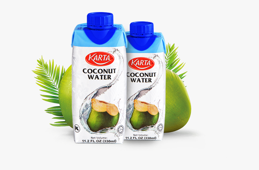 Transparent Coconut Drink Clipart - Karta Coconut Water 330ml, HD Png Download, Free Download