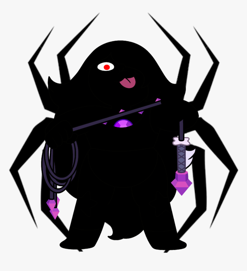 Halloween Amethyst Spider Tattoo - Illustration, HD Png Download - kindpng