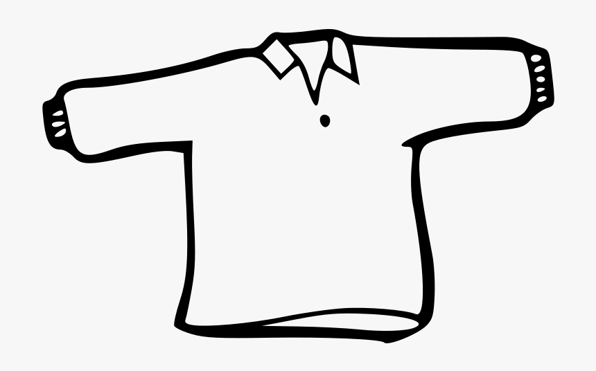 Shirt Outline - Shirt Clip Art, HD Png Download, Free Download