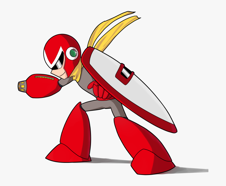 And Finally Protoman - Cartoon, HD Png Download, Free Download