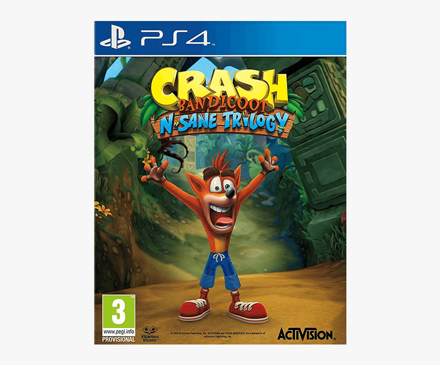 Crash Bandicoot N Sane Trilogy Rating, HD Png Download, Free Download