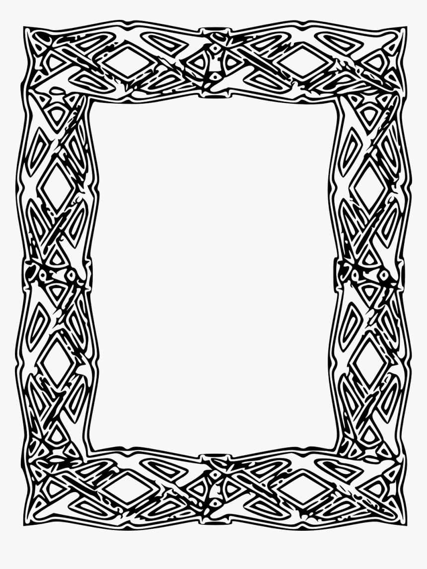 Frame Empty Blank Free Picture - Celtic Transparent Frame, HD Png Download, Free Download