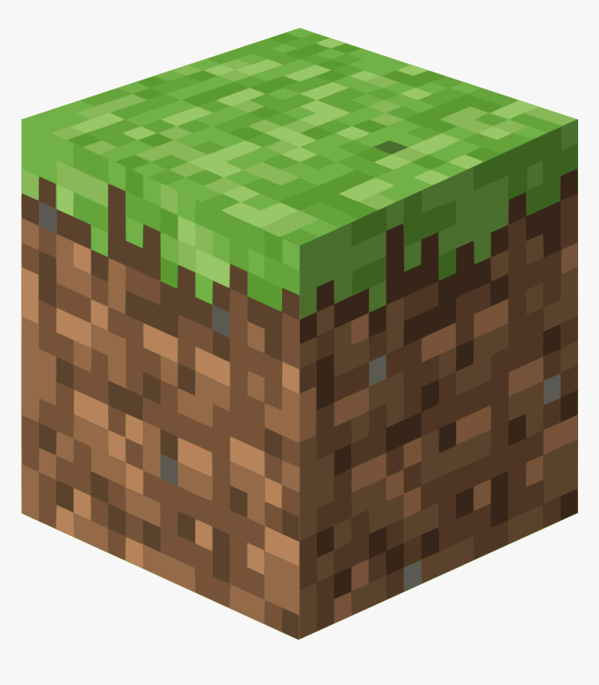 Minecraft Dirt Block Png - Minecraft Logo Png, Transparent Png, Free Download