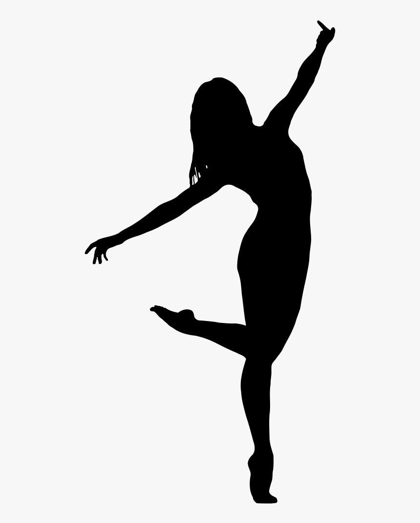 Onlinelabels Clip Art - Dancer Silhouette Png, Transparent Png - kindpng