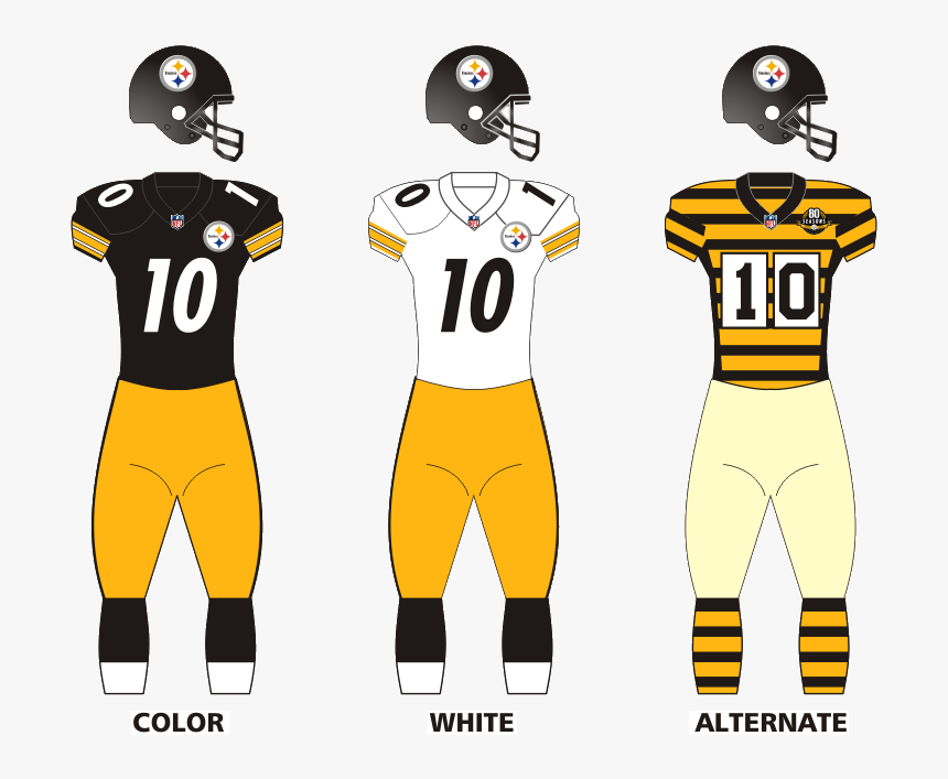 Pittsb Steelers Uniforms12 - Green Bay Packers, HD Png Download, Free Download