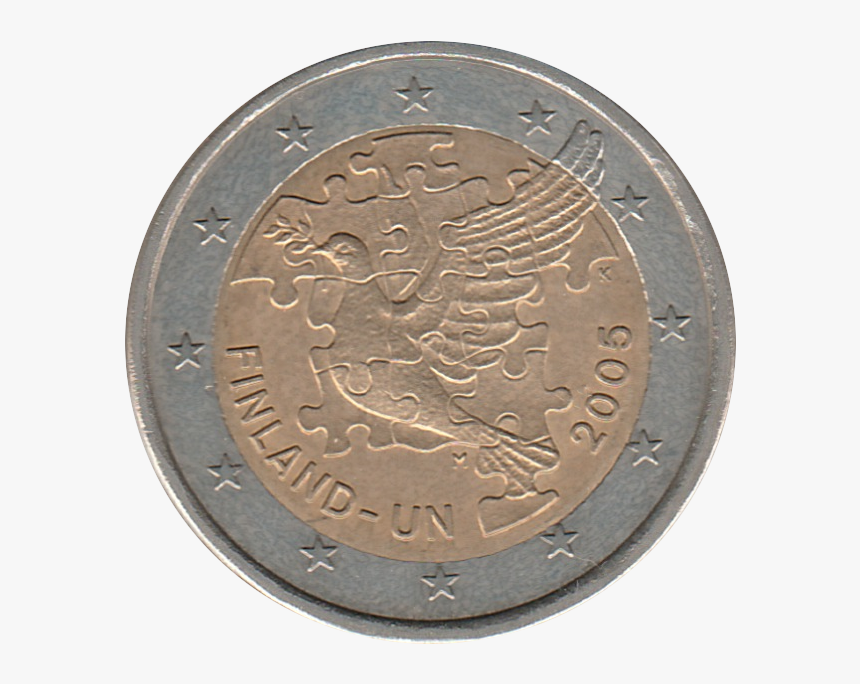 Fi 2€ 2005 Onu - Coin, HD Png Download, Free Download