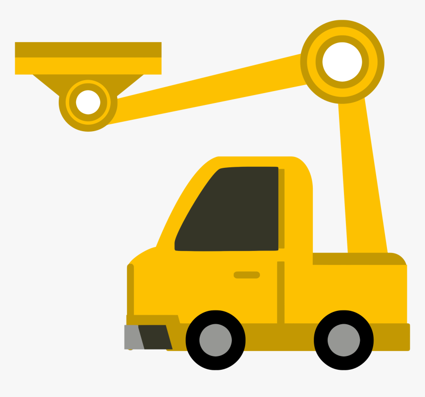 Truck Icon Png Clipart - Crane Clipart, Transparent Png, Free Download