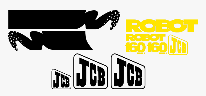 Jcb Robot 160 Decal Set - Jcb Robot 165 Decal, HD Png Download, Free Download