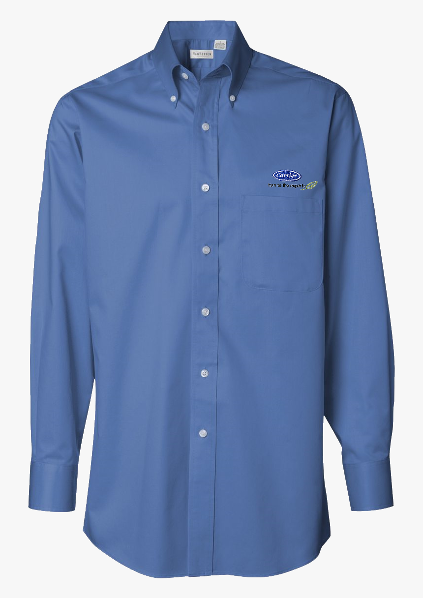 C1302m Mens Long Sleeve Baby Twill Shirt"
 Data Zoom="//cdn - Van Heusen Logo On Shirts, HD Png Download, Free Download