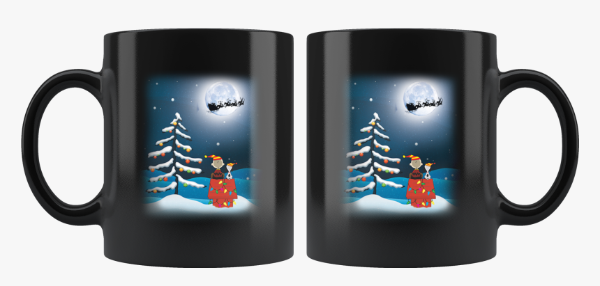 Charlie Brown And Snoopy Christmas Night Light Mug - Christmas, HD Png Download, Free Download
