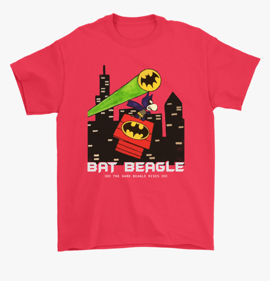 Bat Beagle The Dark Beagle Rises Snoopy Mashup Batman - Game Dog T Shirt, HD Png Download, Free Download