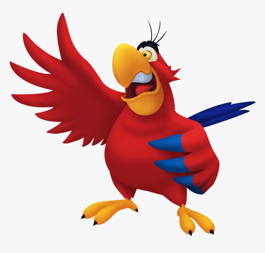 Transparent Aladdin Parrot Iago Png Cartoon - Iago Aladdin Characters ...