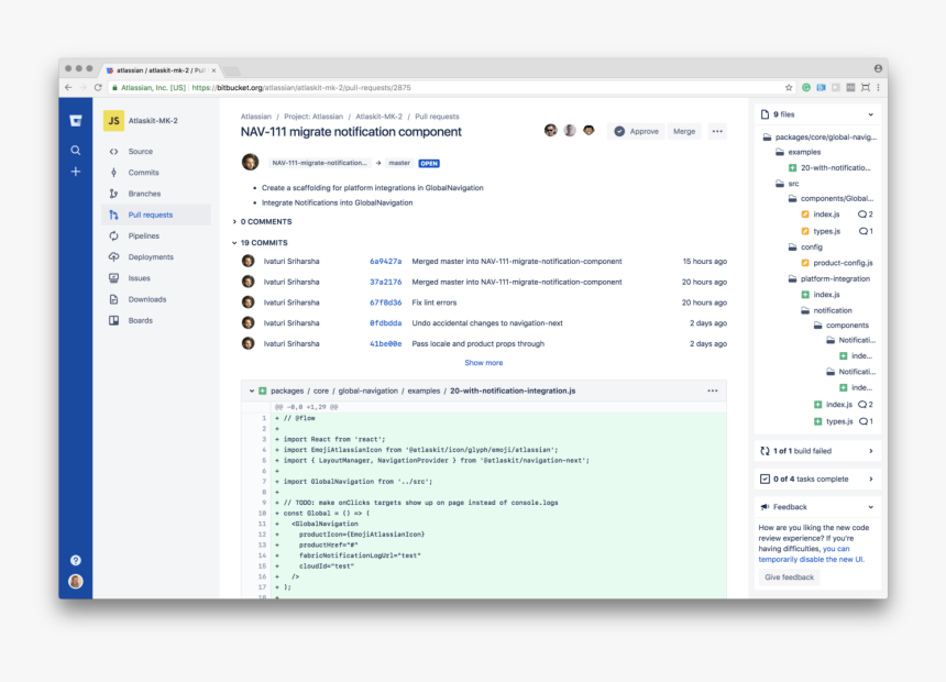 Bitbucket Code Review, HD Png Download, Free Download