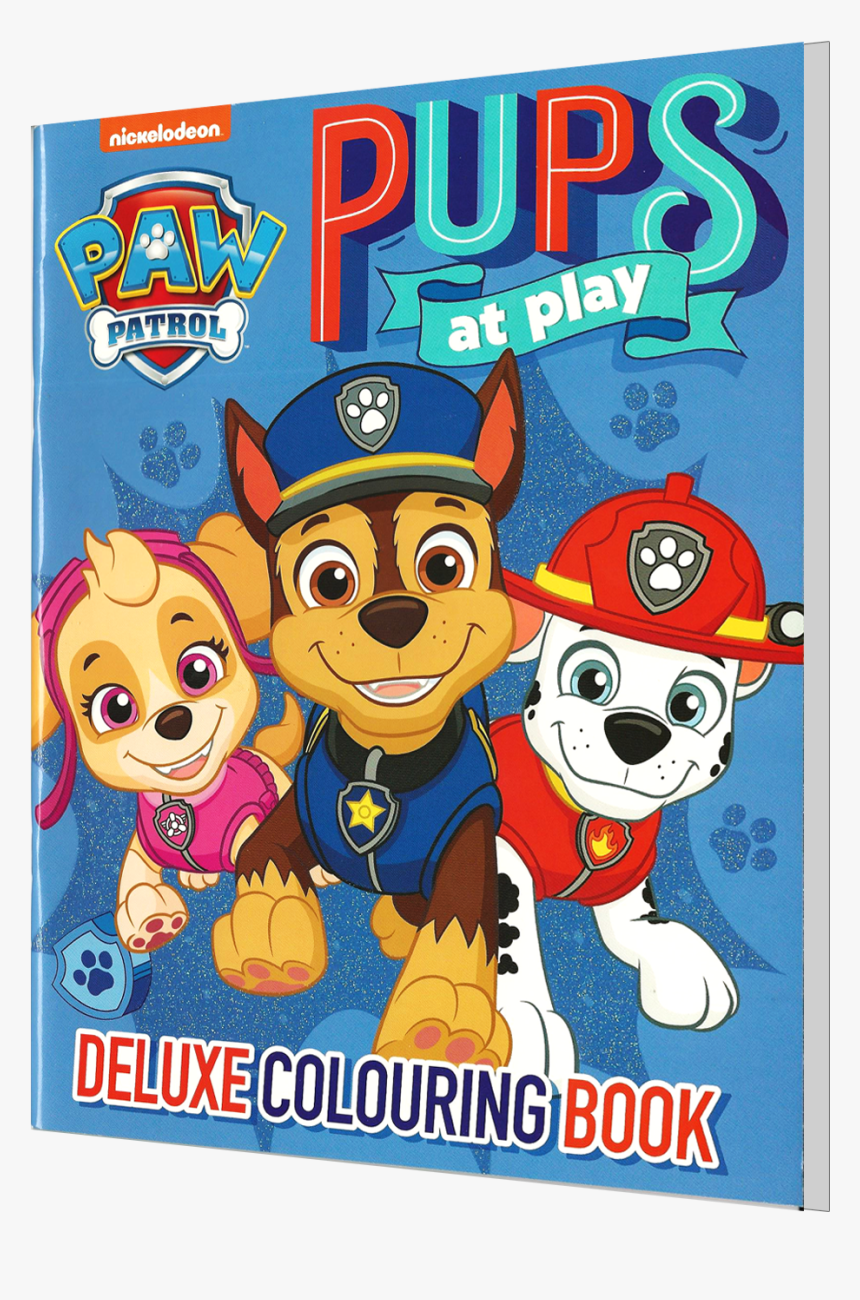 Coloring Book 0007863 Nickelodeon Paw Patrol Deluxe - Paw Patrol, HD Png Download, Free Download