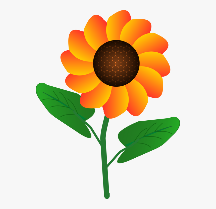 Free Simple Sunflower Clipart Png SVG PNG EPS DXF File