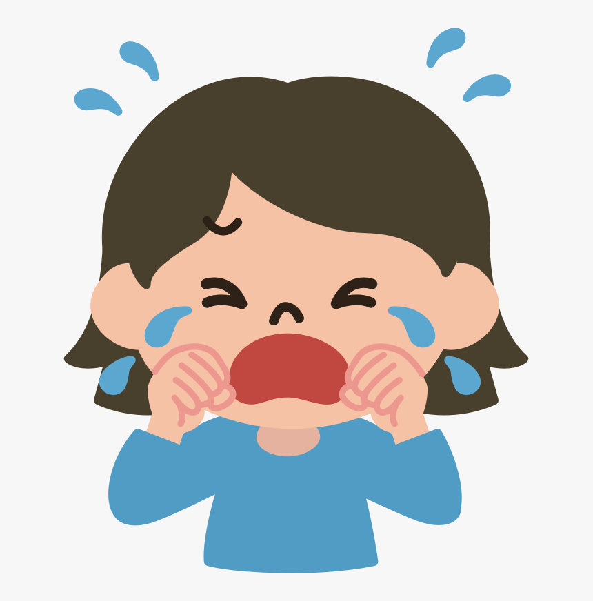 Crying Female - Crying Clipart, HD Png Download, Free Download