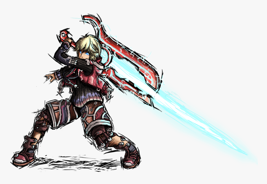 Shulk Smash Bros Ultimate - Super Smash Bros Strikers, HD Png Download, Free Download