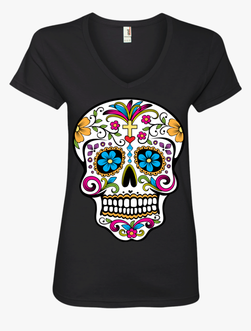 Day Of The Dead Mexico Skull, HD Png Download - kindpng