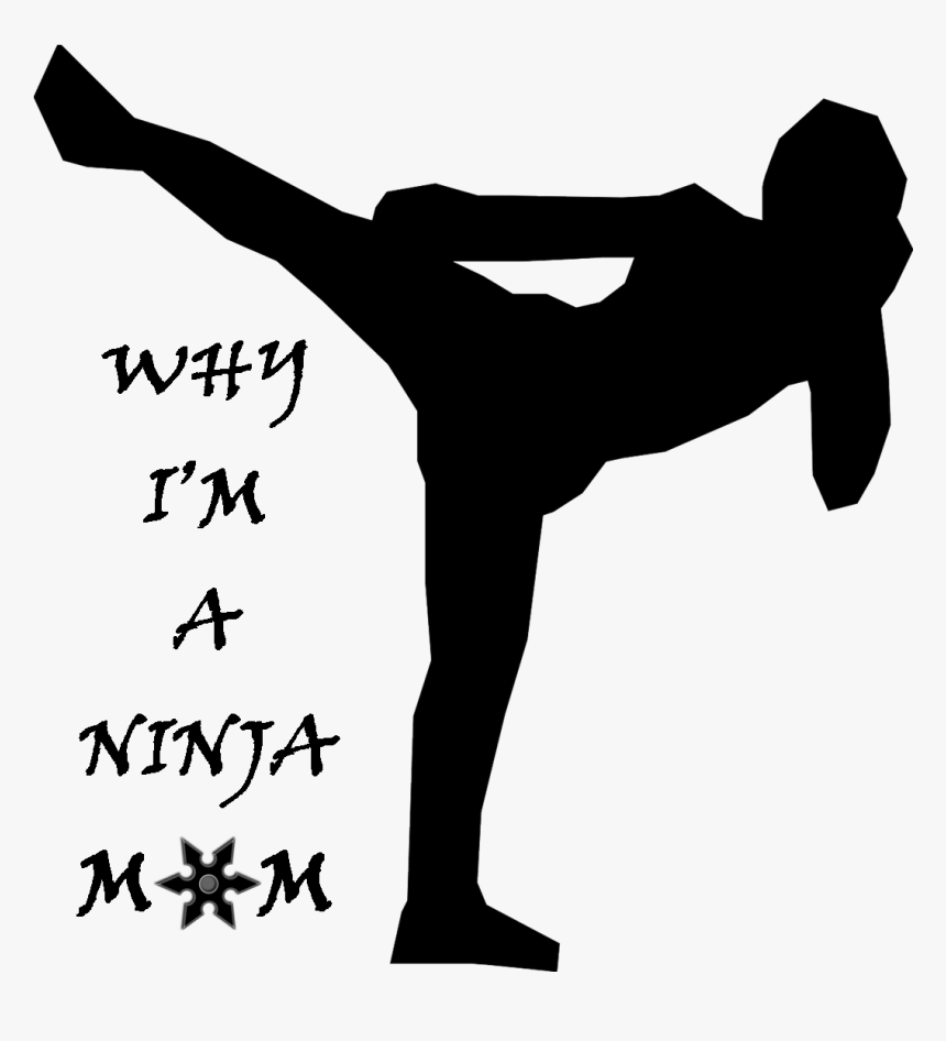 Ninja Silhouette Cliparts - Kung Fu, HD Png Download, Free Download