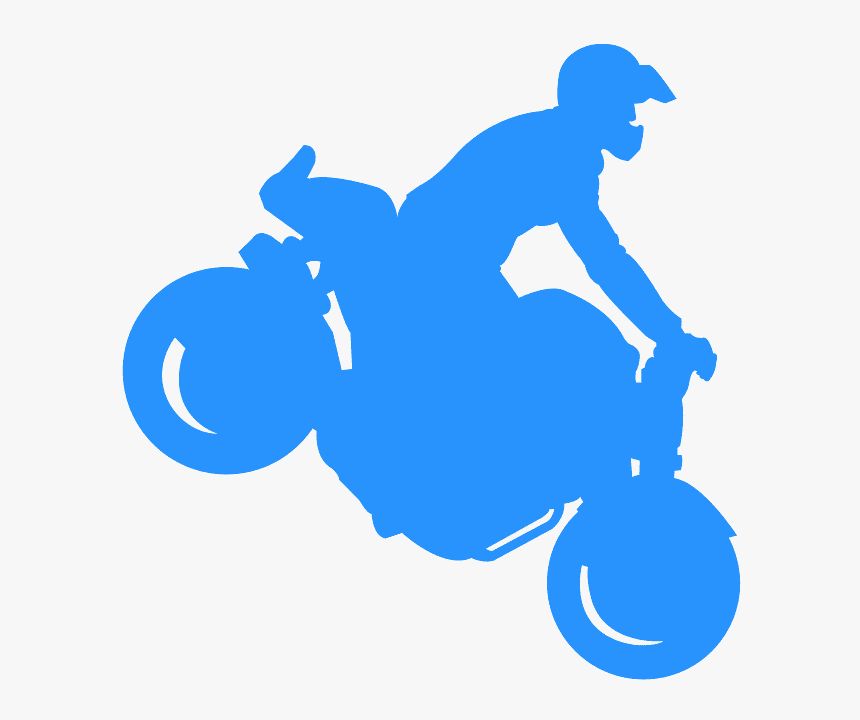 Silhueta Motociclista, HD Png Download, Free Download