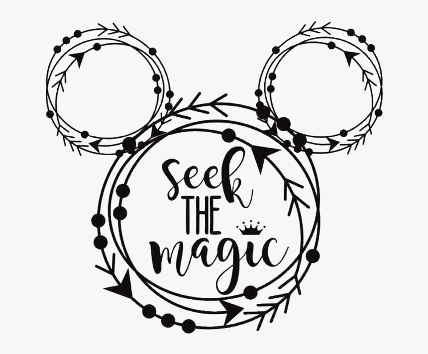 Download Silhouette Mickey Disney Seethemagic Freetoedit Silhouette Disney Svg Free Hd Png Download Kindpng