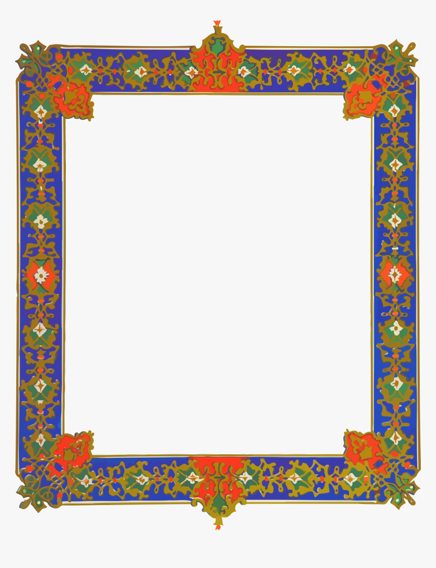 Ornate Frame 20 Clip Arts - Picture Frame, HD Png Download, Free Download