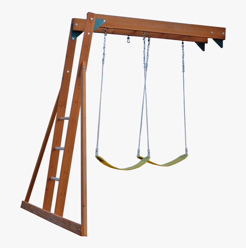 Monkey Bar With Two Swings - Swing, HD Png Download, Free Download