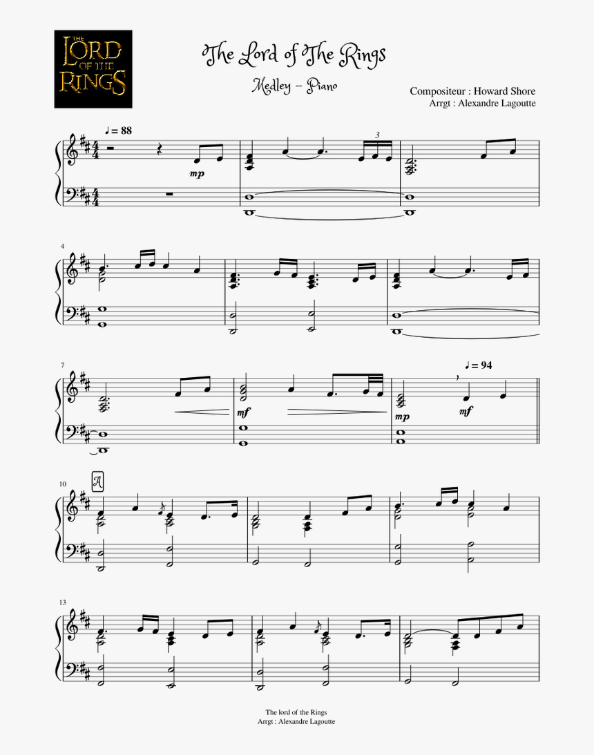 Lord of the Rings Collection (oboe book only) - OB/PN( - Trevco Music