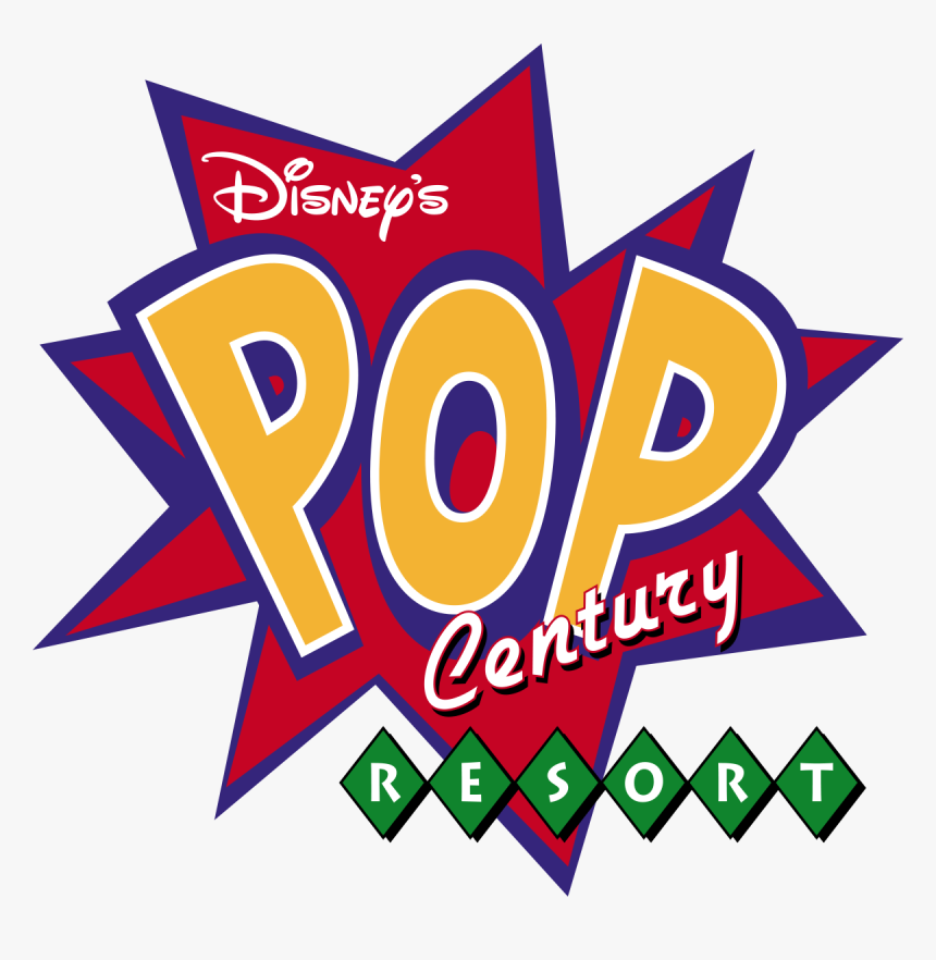 Disney's Pop Century Resort Logo, HD Png Download, Free Download