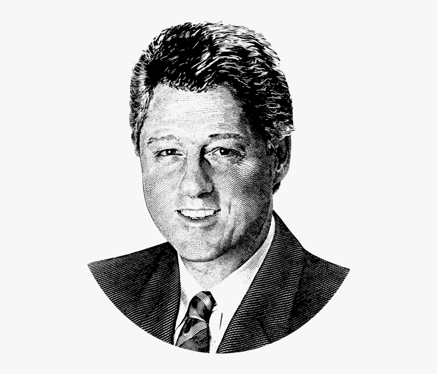 Bill Clinton President Drawing, HD Png Download, Free Download