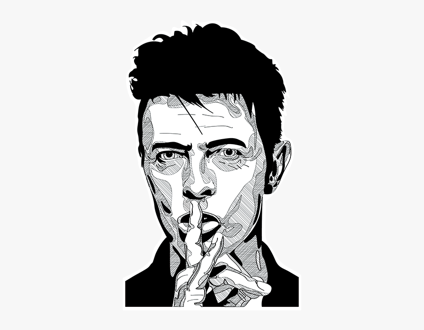 David Bowie Drawing Png, Transparent Png, Free Download