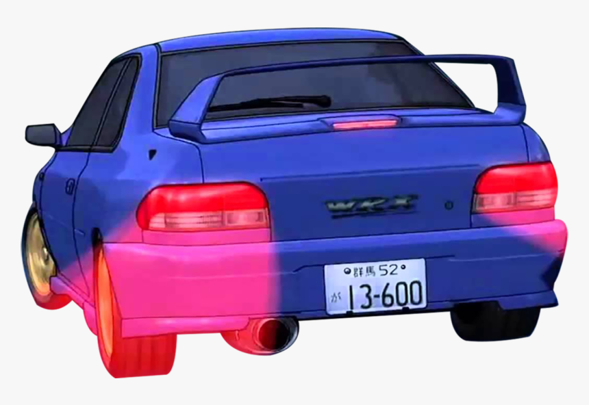 My Edit Initial D Subaru Impreza Bit Pixelated - Initial D Subaru Sti, HD Png Download, Free Download