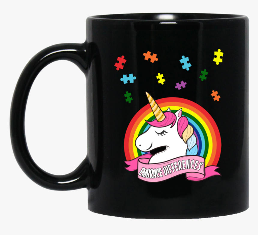 Autism Awareness Unicorn Puzzle Piece Mugs Bm11oz 11 - Fathers Day Mugs For Grandpa, HD Png Download, Free Download