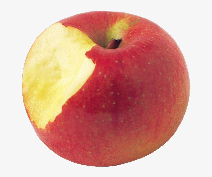 Manzana Verde Apple Food Biting - Bitten Apple Png, Transparent Png, Free Download