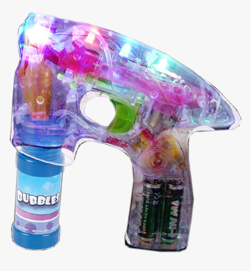 Light Up Bubble Gun - Transparent Bubble Gun, HD Png Download, Free Download