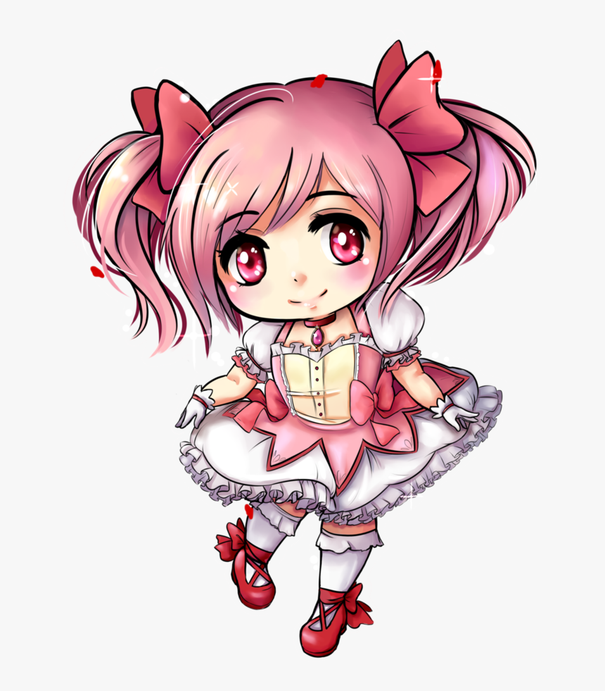 Lady Of Justice Drawing - Madoka Chibi, HD Png Download, Free Download