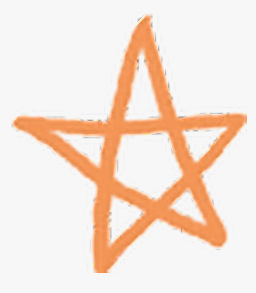 Korean Korea Kpop Png Cute Star - Red Pentagram No Background, Transparent Png, Free Download