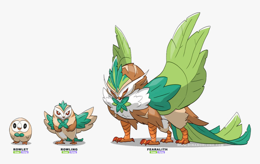 Transparent Shit Png - Evolved Form Of Rowlet, Png Download, Free Download