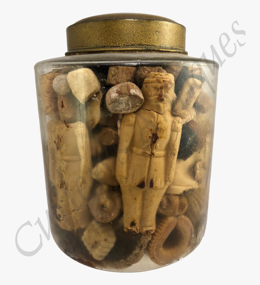 Antique Wooden Top Apothecary Jar, HD Png Download, Free Download